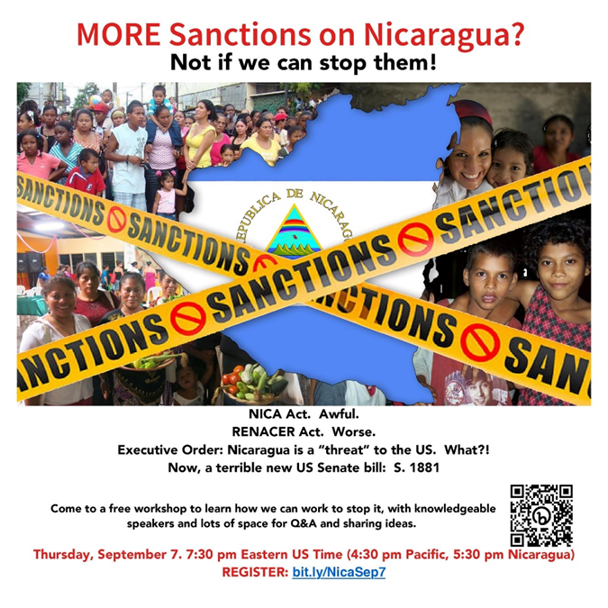 Nicaragua Solidarity Coalition Newsletter September 5, 2023: Daniel Ortega Speech on BRICS; New review of Dan Kovalik’s book; Ben Linder Solidarity School starting soon